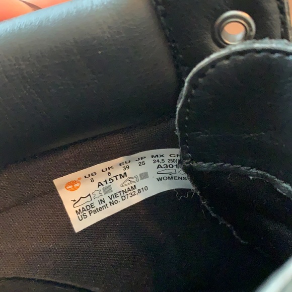 Black timberland boots - Picture 7 of 7